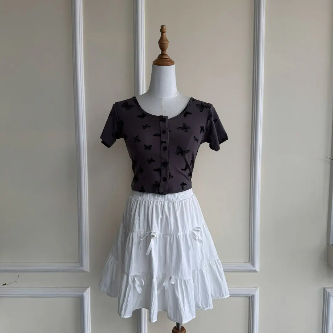 HB SS25-122 Butterfly Cardigan