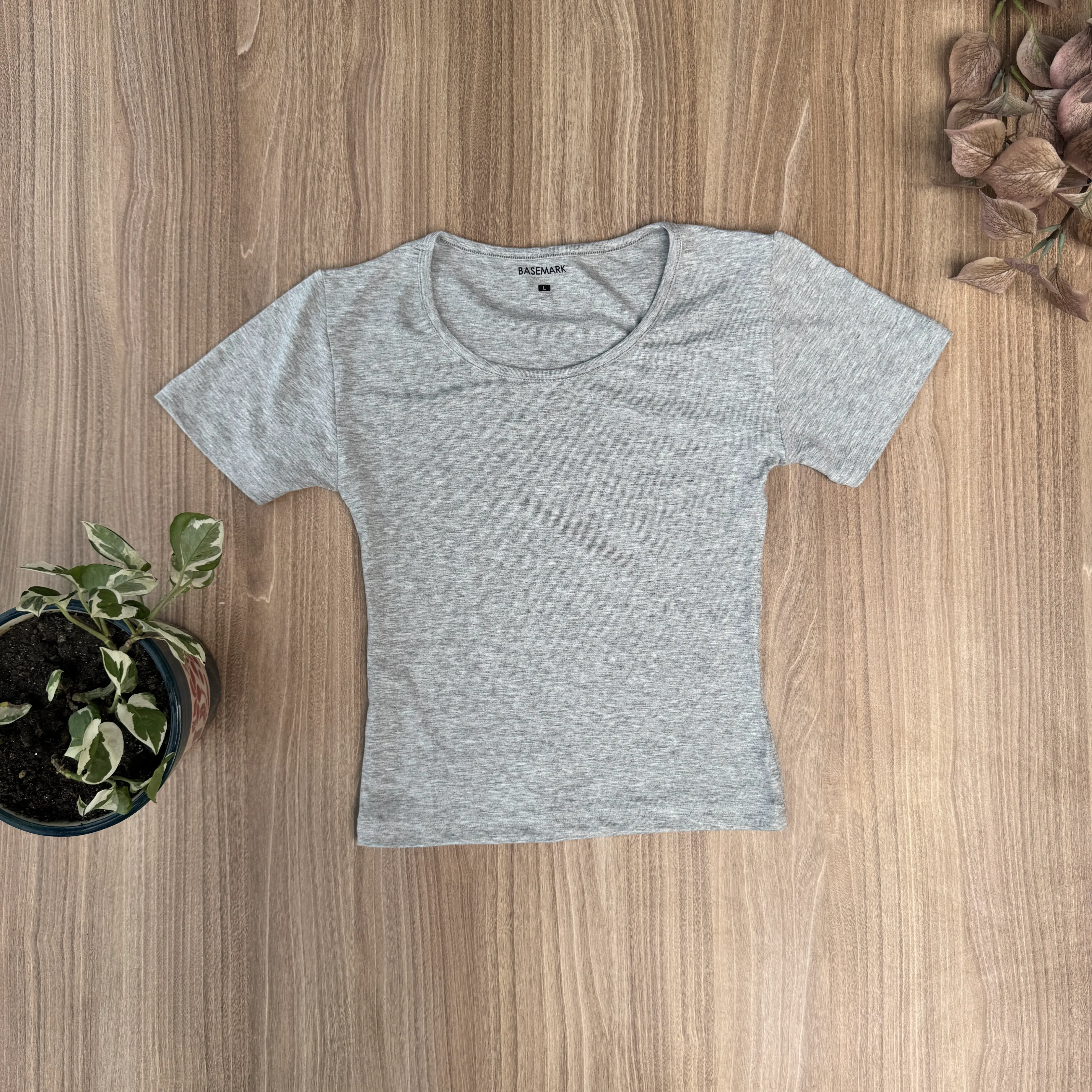 HB SS25-88 Oval Neck Tee