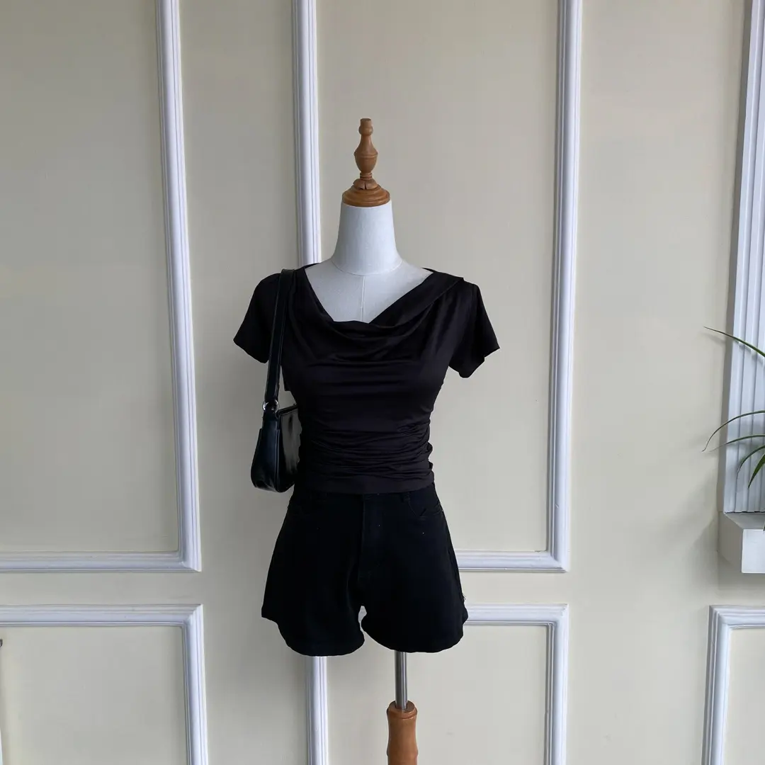 HB25-100 Cowl Neck Top