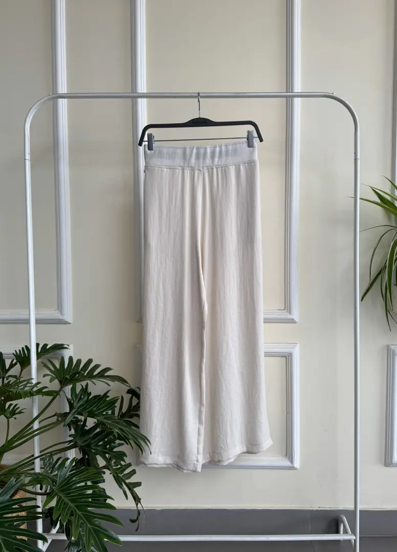 BMO SS25-56 WIDE LEGGED LINEN PANT