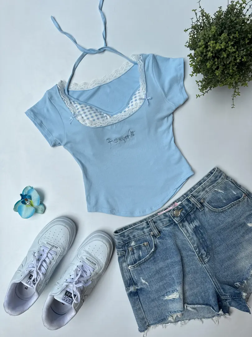 5056-1 CROP TEE