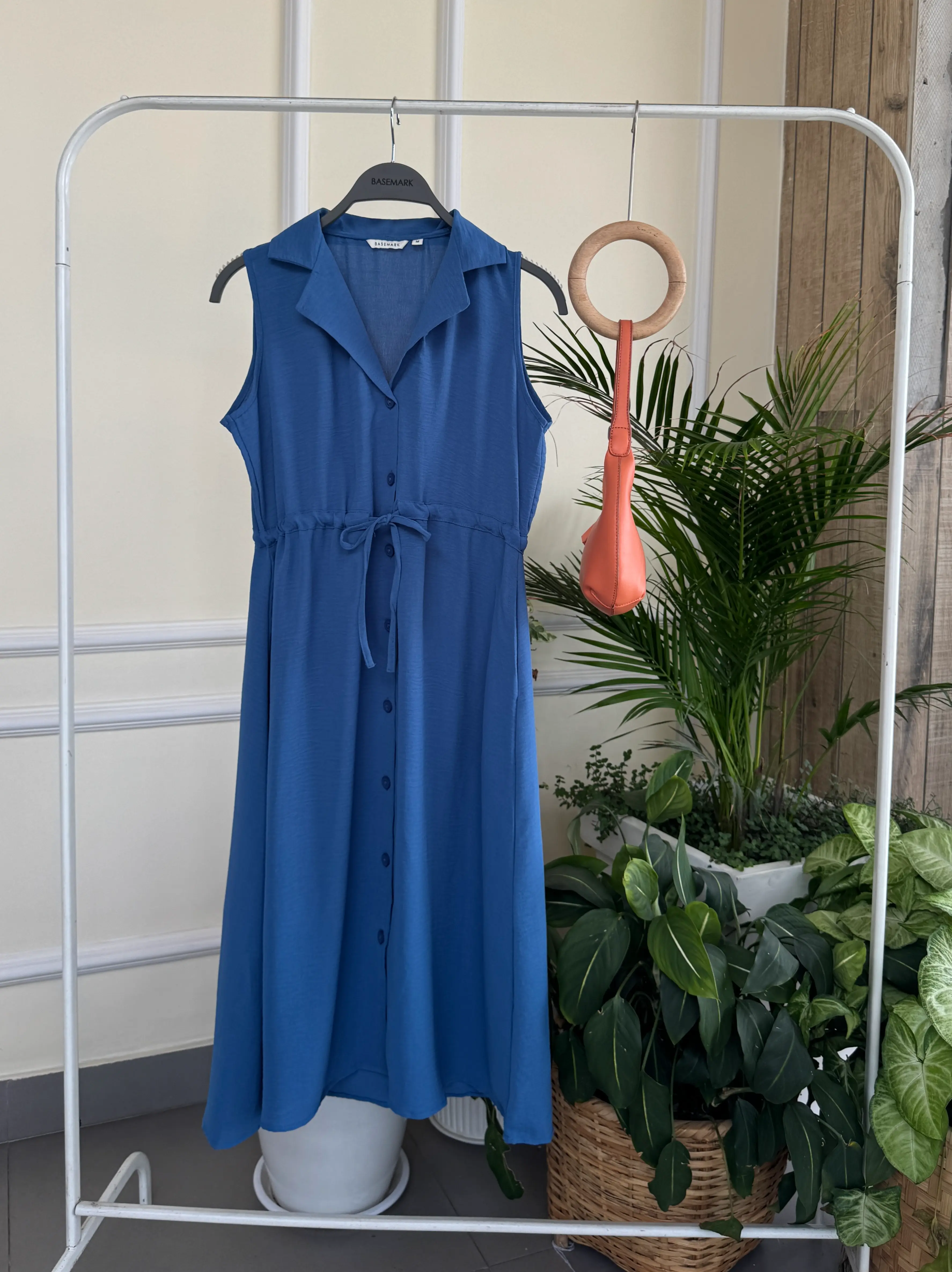 HB SS25-261 SOLID BLAZER DRESS