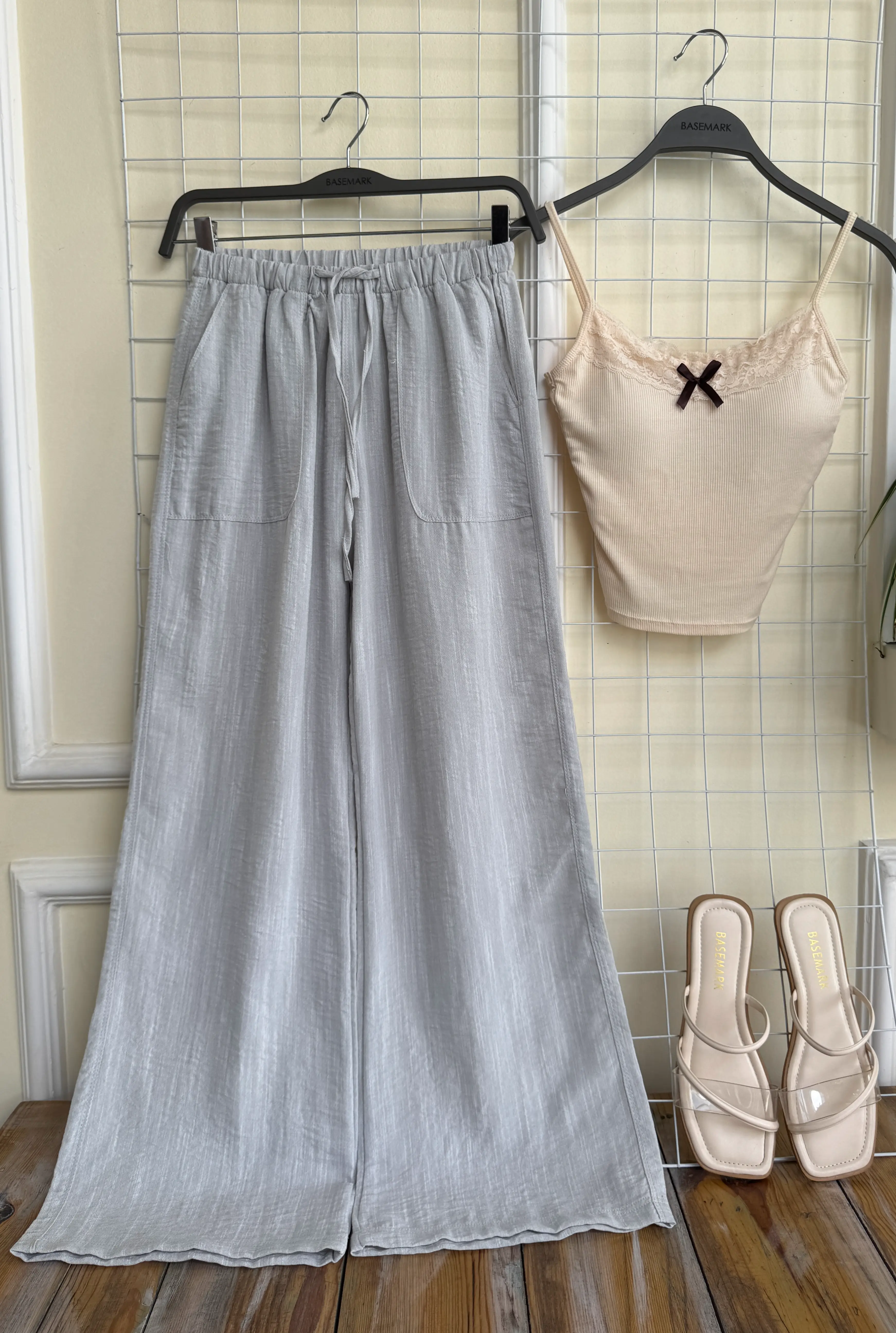 HB SS25-337 LINEN PALAJJO