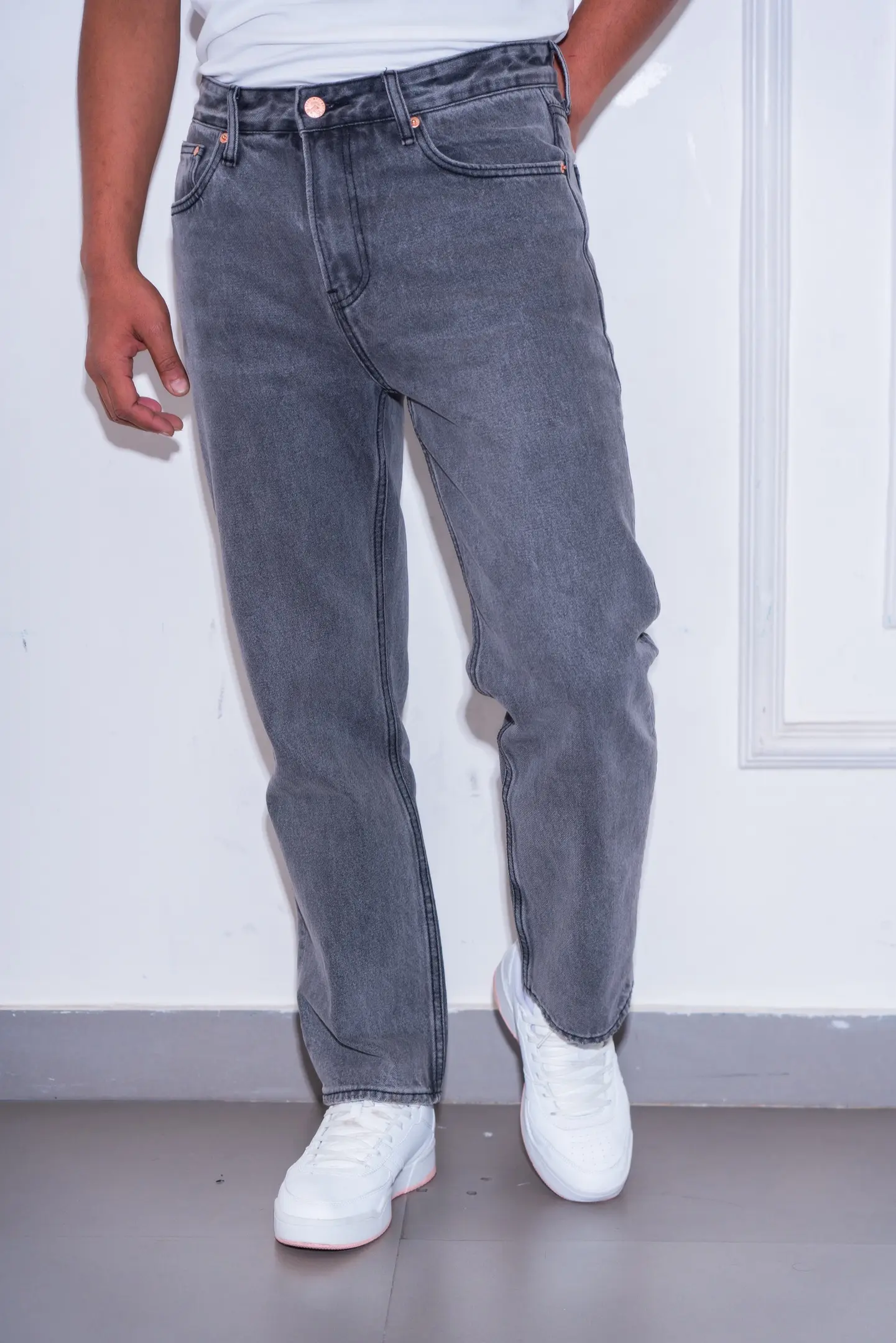 LOO-07 CHARCOAL LOOSE FIT