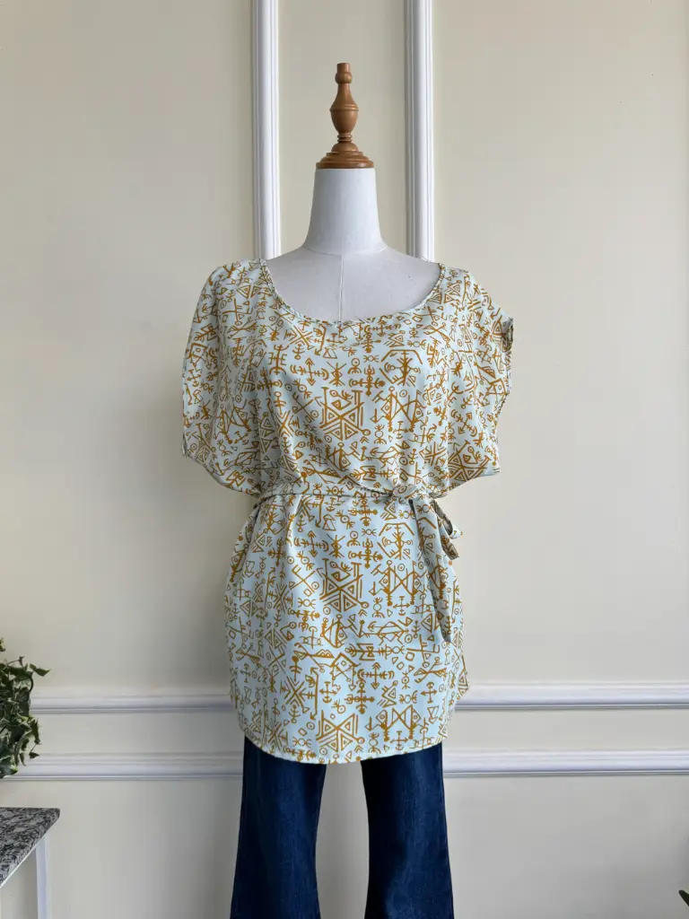 HB SS25-413 TRIBAL TOP