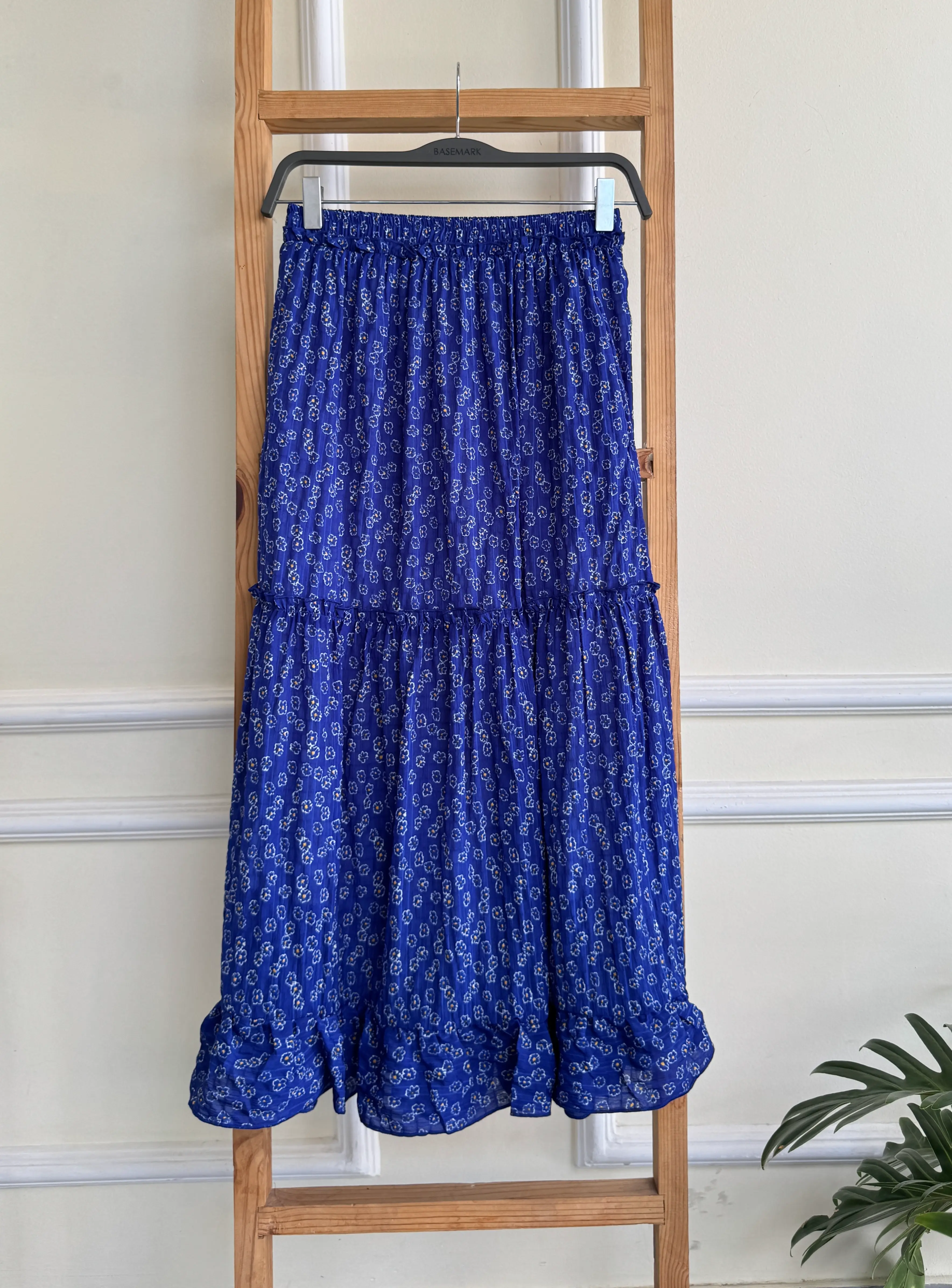 HB SS25-424 RUFFLE DOR SKIRT