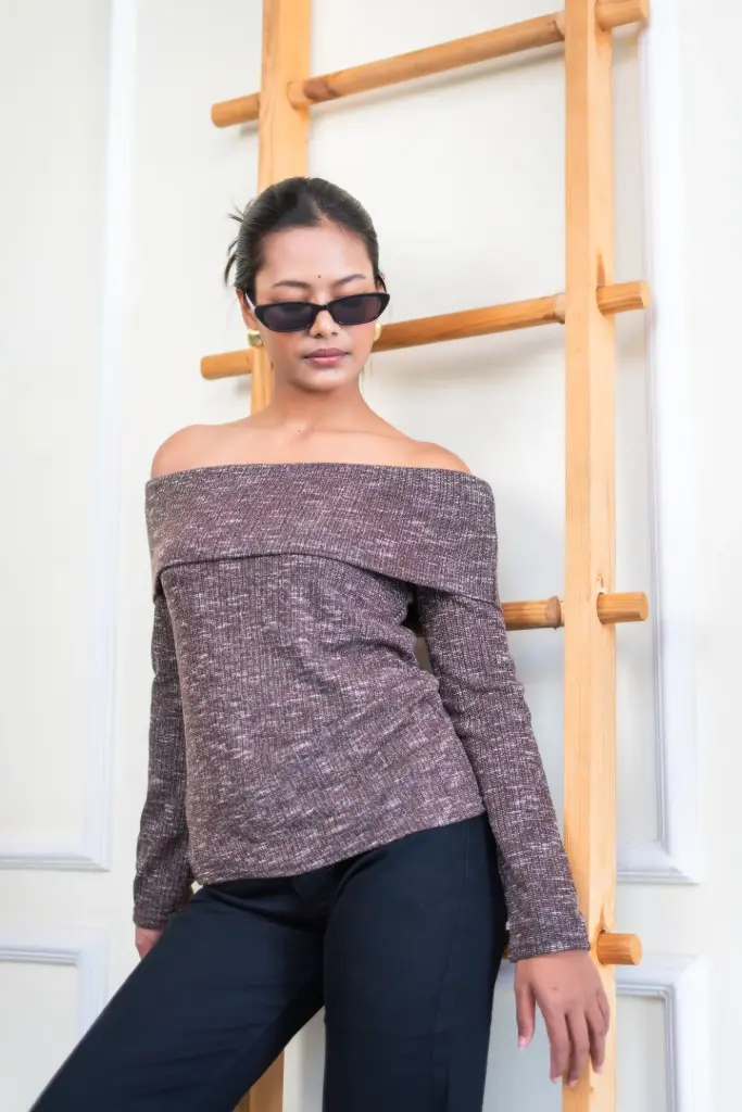 3.44709 2585 FULL T-SHIRT (BROWN)