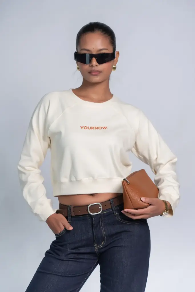 HB SS25-429 CROP SWEATSHIRT