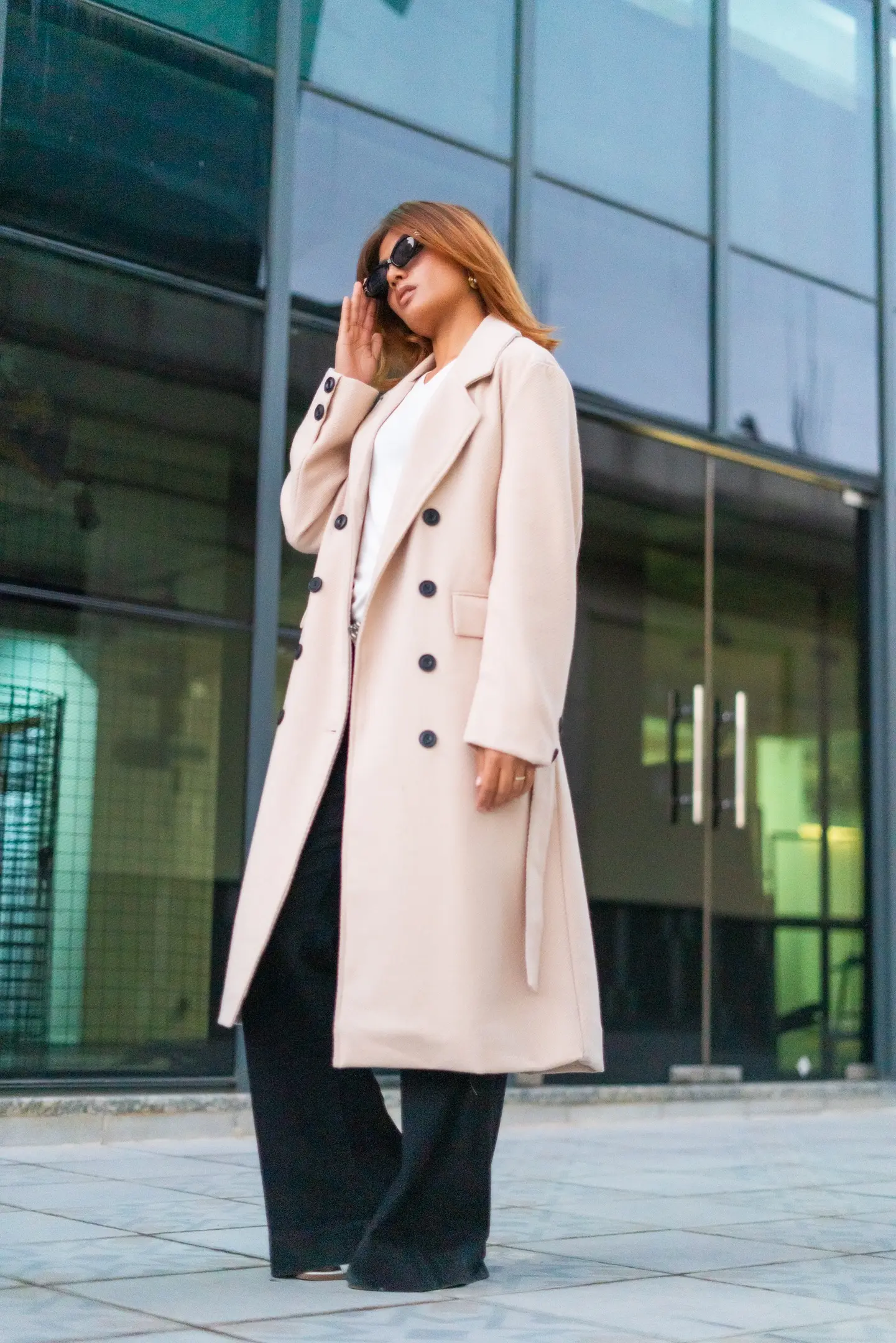 HB AW25-18 BELTED OVERCOAT