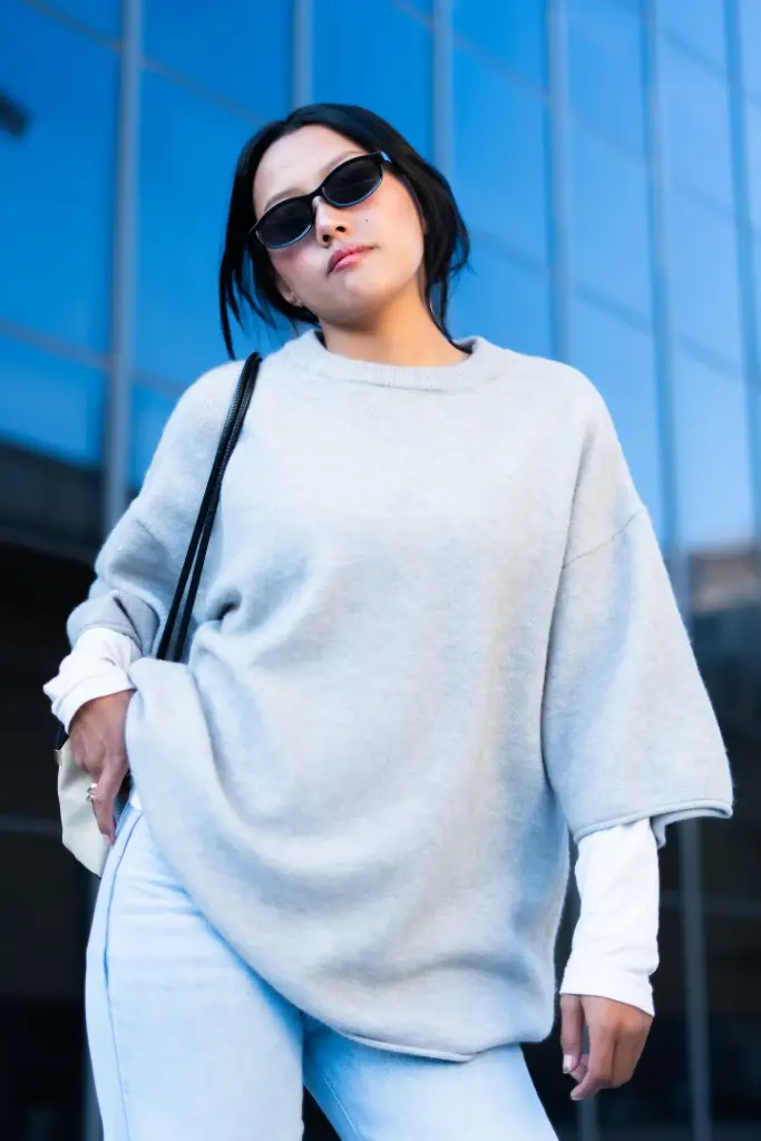 3.47861 993 LADIES SWEATER (GREY)