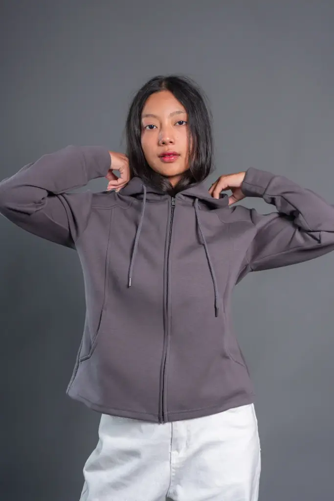 HB AW25-27 FITTED ZIP-UP HOODIE