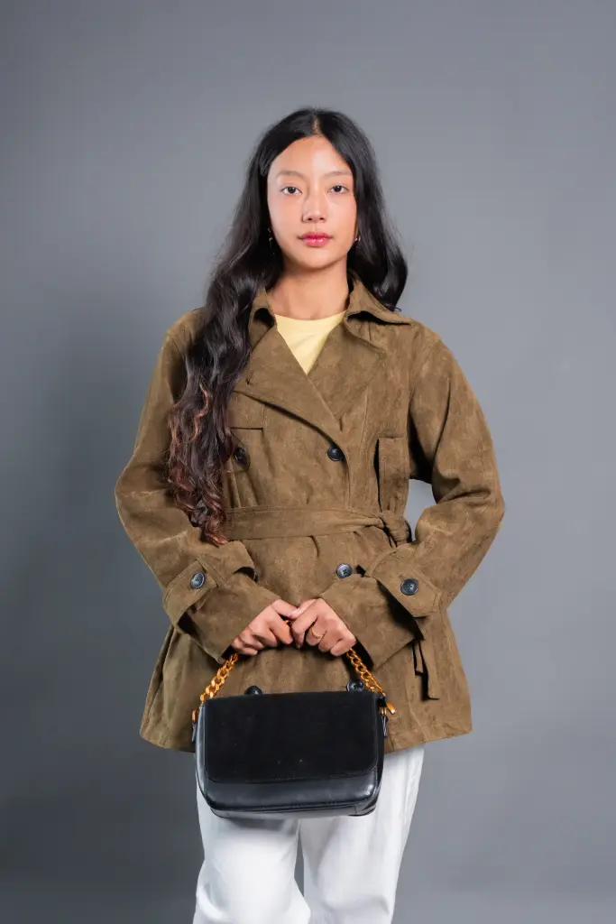 3.52276 HB AW25-79 SEUDE REGULAR COAT (BLACK, S)