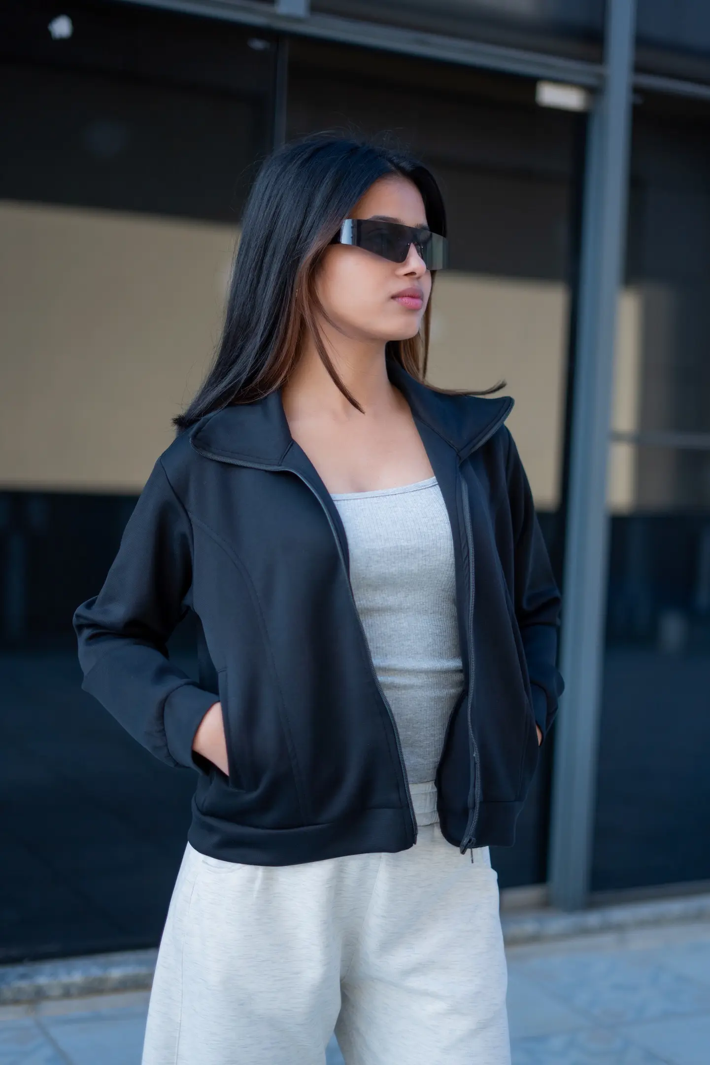 HB AW25-51 FUNNEL ZIP-UP JACKET