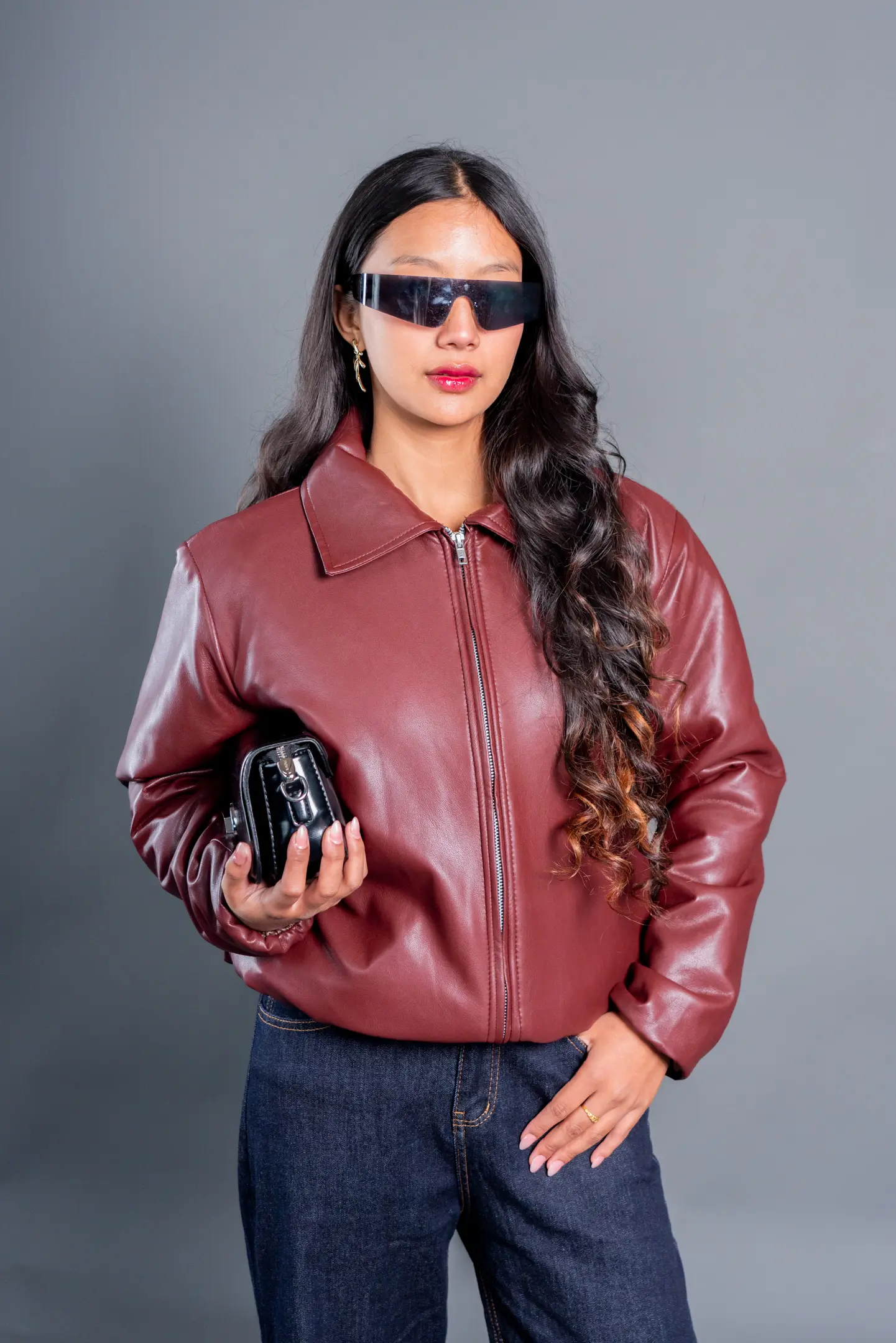 HB AW25-91  PU PUFFER JACKET