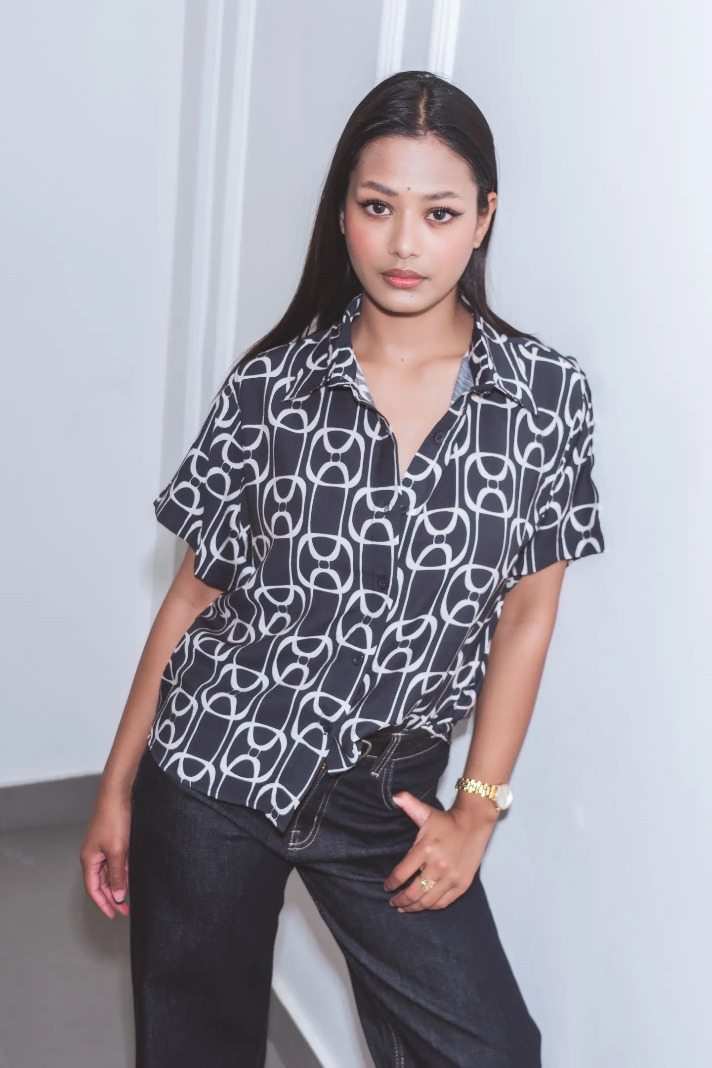BMO SS26-19 RELAXED PRINTED SHIRT