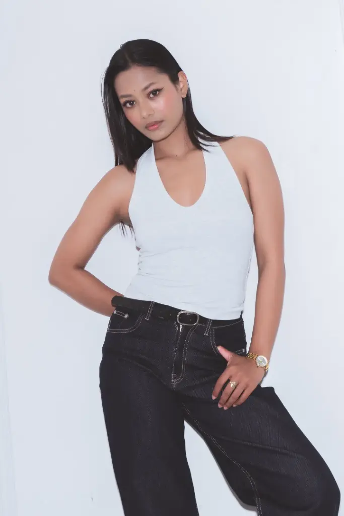 HB SS26-75 HALTER CAMI TOP