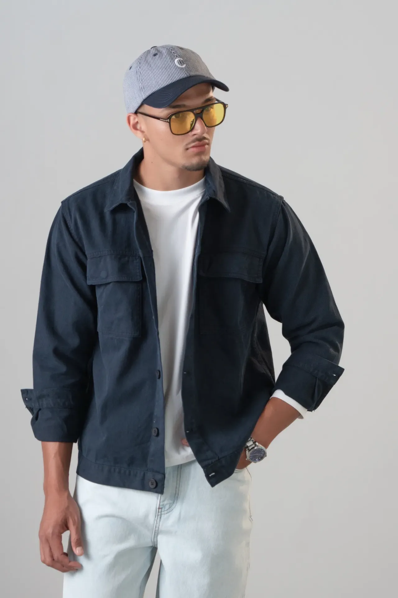 BMMO SS26-08 JESTHA TWILL SHACKET