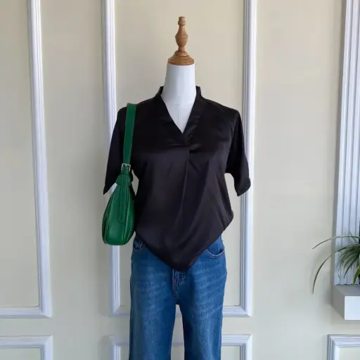 HB SS25-126 SATIN TOP