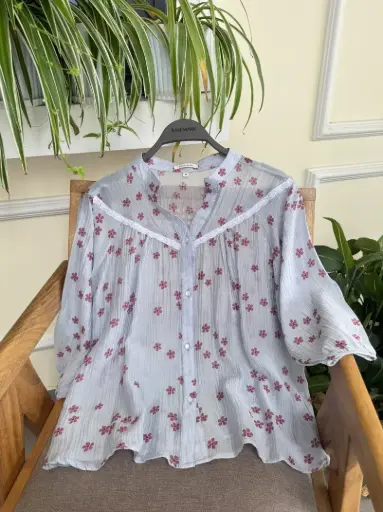 BMO SS25-46 PRINTED FLORAL TOP