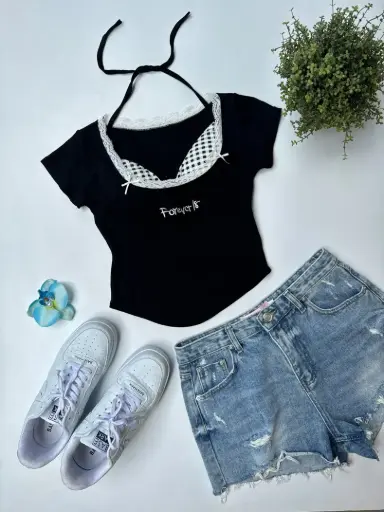 5056-1 CROP TEE