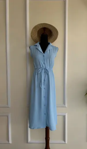 HB SS25-261 SOLID BLAZER DRESS