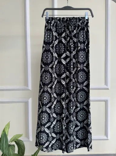 HB SS25-340 MOTIF HEMP PALAJJO