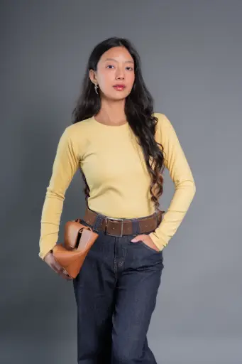 HB AW25-66 FLEECE ROUND NECK TEE