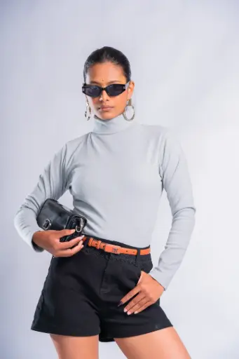 HB AW25-84 HIGH NECK TEE