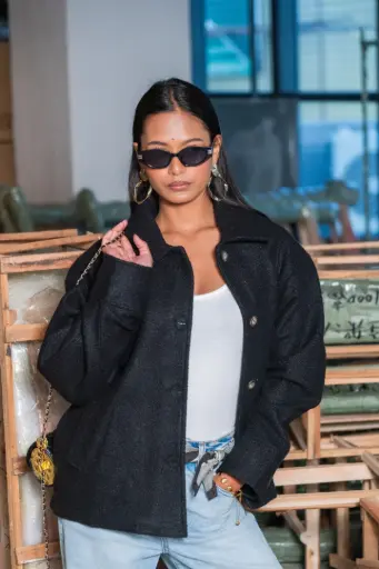 BMTO AW25-17 WOOLEN BUTTOM JACKET