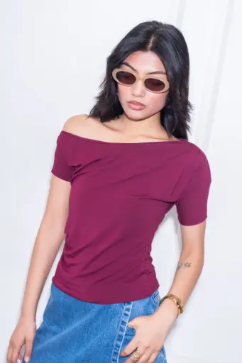 BMKS SS26-09 ONE SHOULDER TOP