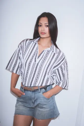BMO SS26-30 MONOCHROME BLOUSE