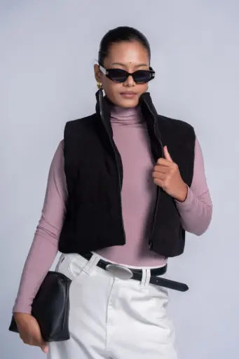 HB24-334 SLEEVELESS JACKET