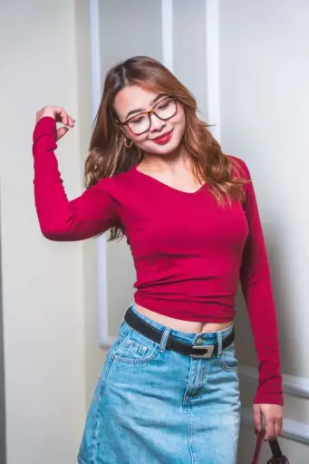 HB24-350 V-NECK T-SHIRT